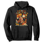 Afro Latina Power Hoodie Hispanic Heritage Month Flowers - African Pride