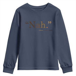 Rosa Parks Quote Youth Sweatshirt Nah 1955 Melanin Black Movement Protest