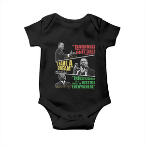 Martin Luther King Jr MLK Quotes Black History Leaders Baby Onesie