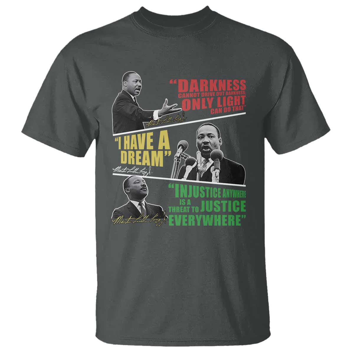 Martin Luther King Jr MLK Quotes Black History Leaders T Shirt