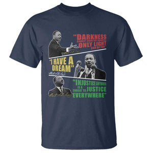 Martin Luther King Jr MLK Quotes Black History Leaders T Shirt