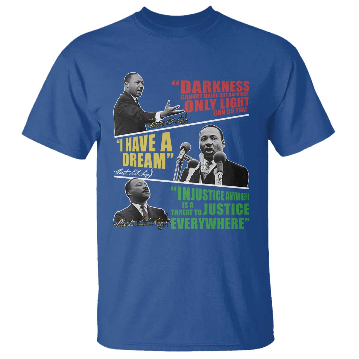Martin Luther King Jr MLK Quotes Black History Leaders T Shirt
