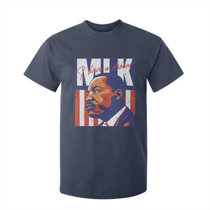 MLK Day I Have A Dream T Shirt For Kid Martin Luther King Vintage American Flag Black History Month