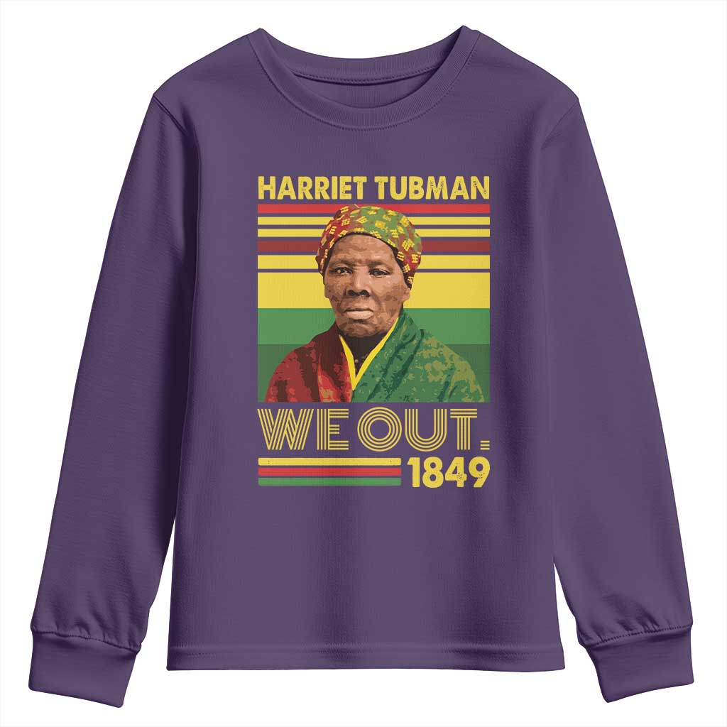 Harriet Tubman Youth Sweatshirt We Out 1849 African American History