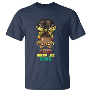 2025 And I Still Dream Like King MLK Day T Shirt Messy Bun Black History