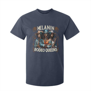 Melanin Rodeo Queen T Shirt For Kid African American Melanin Black Cowgirl Swag