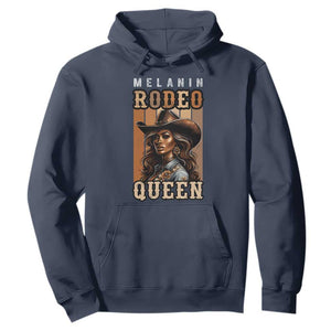 Melanin Rodeo Queen Hoodie African American Melanin Black Western Cowgirl