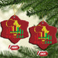 Happy Kwanzaa Christmas Ornament Black Holiday African American Xmas Heritage Kinara Candle