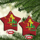 Happy Kwanzaa Christmas Ornament Black Holiday African American Xmas Heritage Kinara Candle