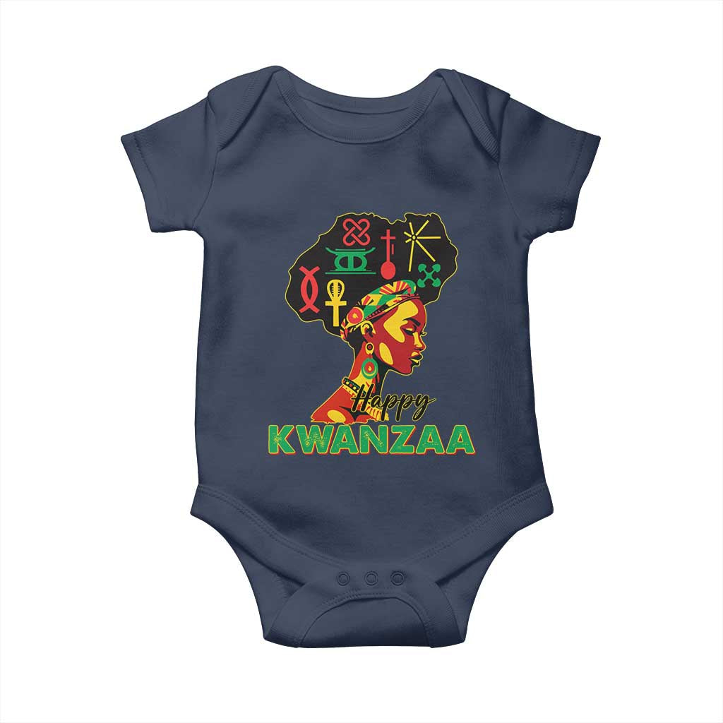 Happy Kwanzaa Baby Onesie Nguzo Saba Symbols The 7 Principles Of Kwanzaa African Holiday