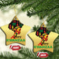 Happy Kwanzaa Christmas Ornament Nguzo Saba Symbols The 7 Principles Of Kwanzaa African Holiday