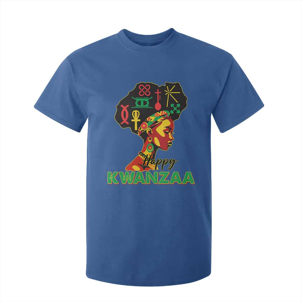 Happy Kwanzaa T Shirt For Kid Nguzo Saba Symbols The 7 Principles Of Kwanzaa African Holiday