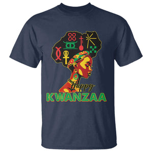 Happy Kwanzaa T Shirt Nguzo Saba Symbols The 7 Principles Of Kwanzaa African Holiday