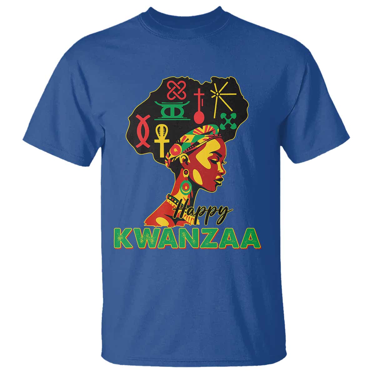 Happy Kwanzaa T Shirt Nguzo Saba Symbols The 7 Principles Of Kwanzaa African Holiday
