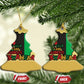 Keep Calm And Celebrate Kwanzaa Christmas Ornament African American Xmas Black Holiday