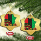 Keep Calm And Celebrate Kwanzaa Christmas Ornament African American Xmas Black Holiday