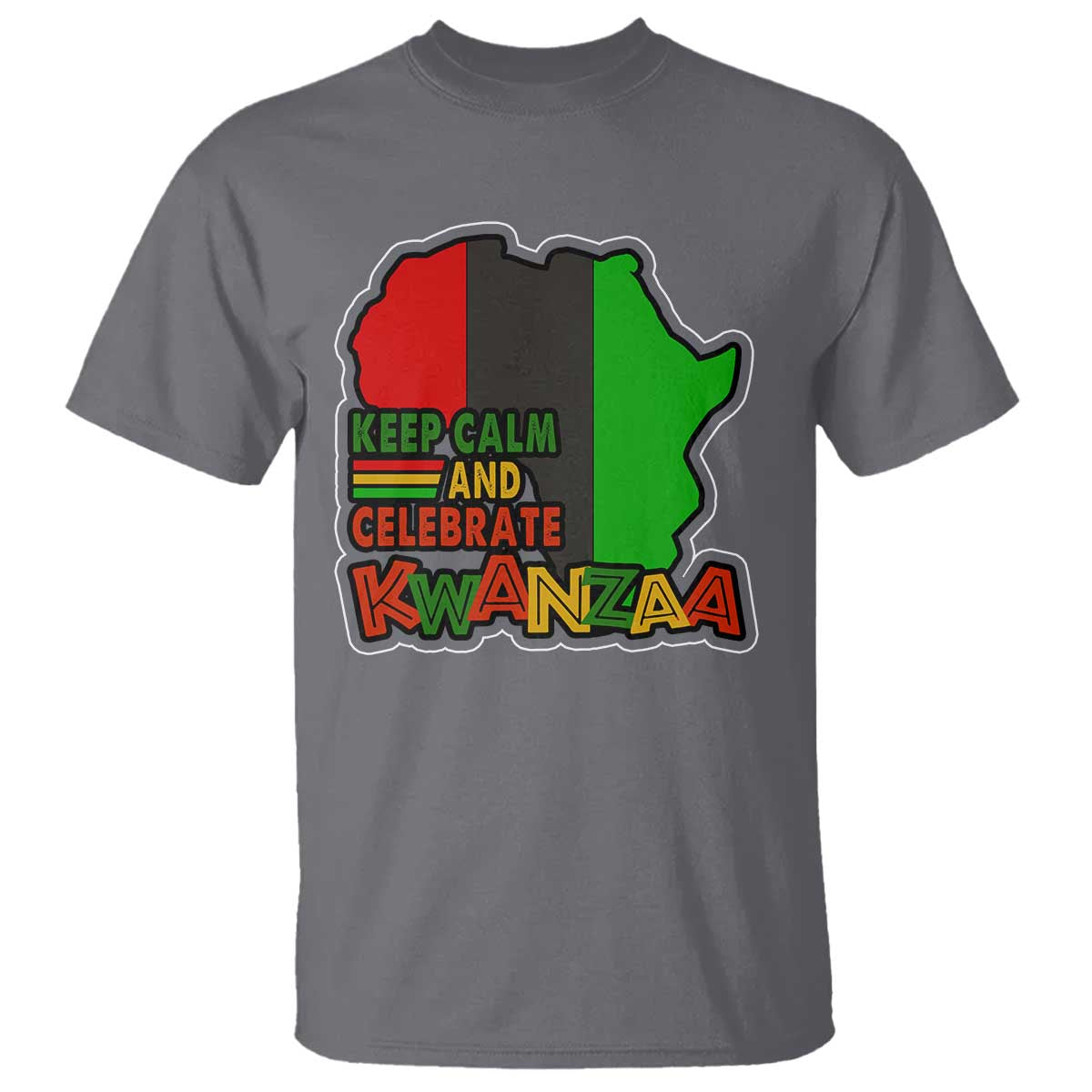 Keep Calm And Celebrate Kwanzaa T Shirt African American Christmas Black Holiday