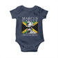 Marcus Garvey Inspirational Quote Baby Onesie A People Without The Knowledge Of Their Past History Origin And Culture Jamaican Flag
