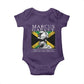 Marcus Garvey Inspirational Quote Baby Onesie A People Without The Knowledge Of Their Past History Origin And Culture Jamaican Flag