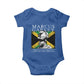 Marcus Garvey Inspirational Quote Baby Onesie A People Without The Knowledge Of Their Past History Origin And Culture Jamaican Flag