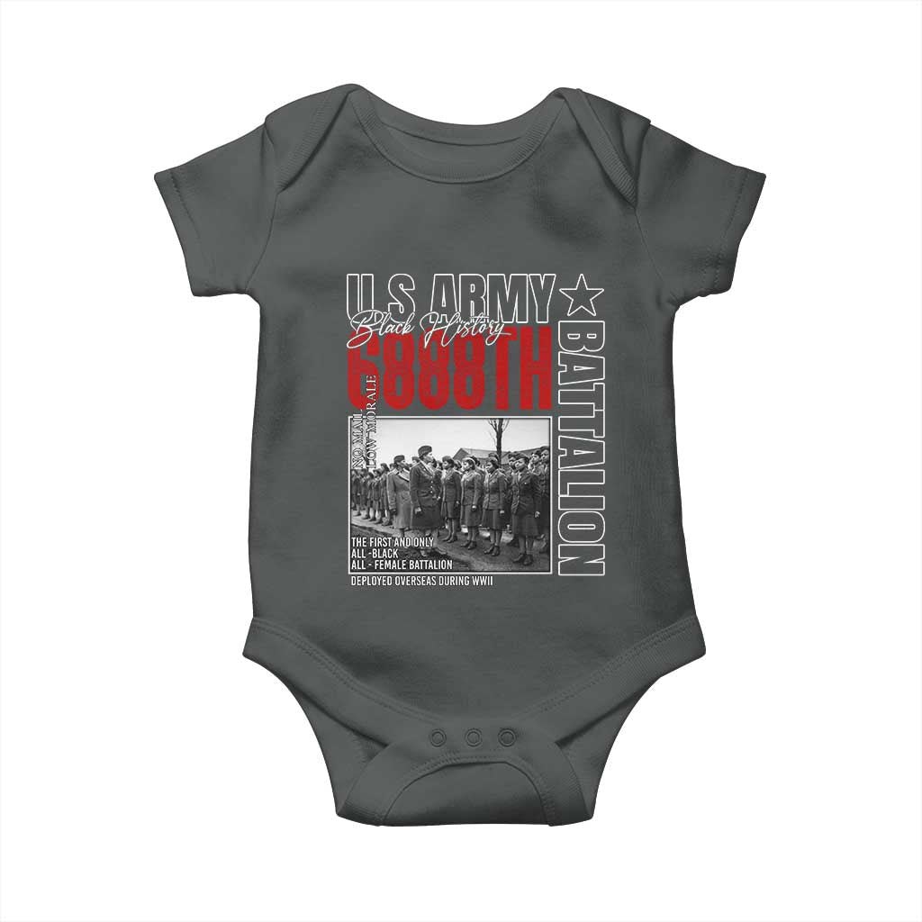 6888th Battalion Baby Onesie The First And Only All Black Female Battalion Black History