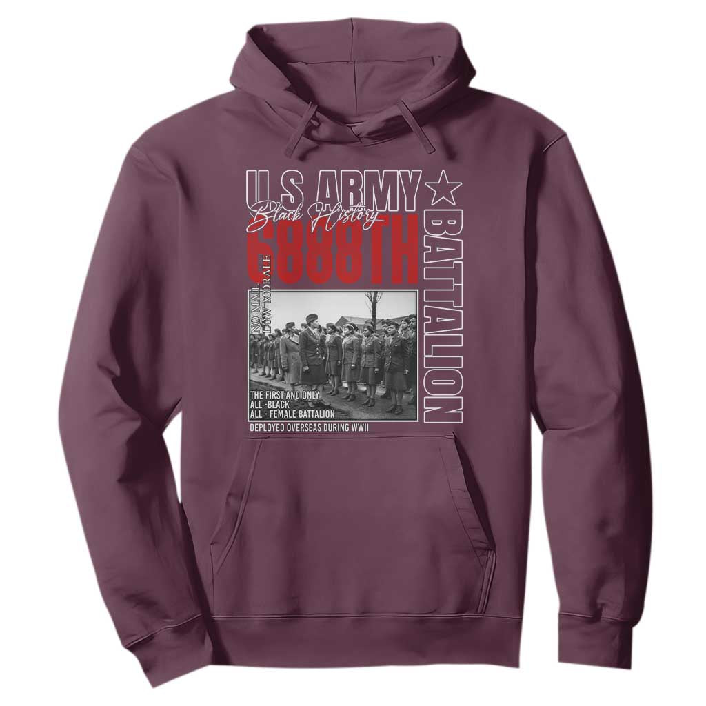 6888th Battalion Hoodie The First And Only All Black Female Battalion Black History