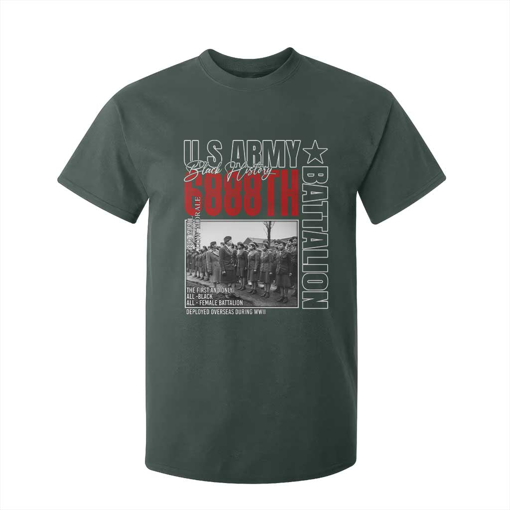 6888th Battalion T Shirt For Kid The First And Only All Black Female Battalion Black History