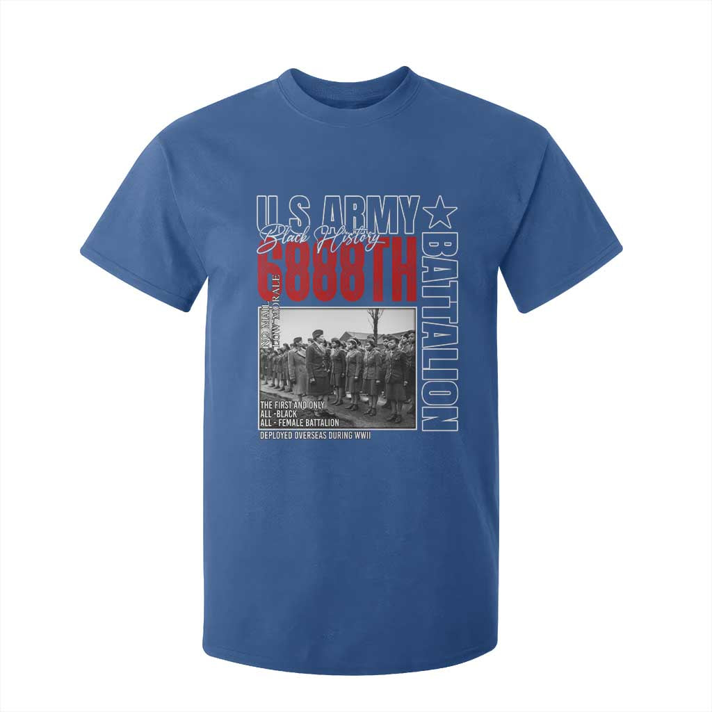 6888th Battalion T Shirt For Kid The First And Only All Black Female Battalion Black History