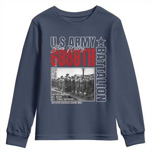 6888th Battalion Youth Sweatshirt The First And Only All Black Female Battalion Black History