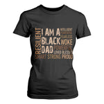 Funny I Am A Black Dad T Shirt For Women Black History Month Fathers Day