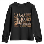 Funny I Am A Black Dad Youth Sweatshirt Black History Month Fathers Day