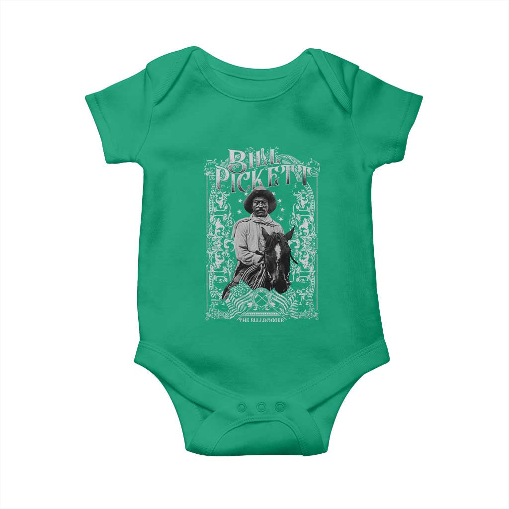 Black Cowboy Bill Pickett Baby Onesie African American Cowboy History