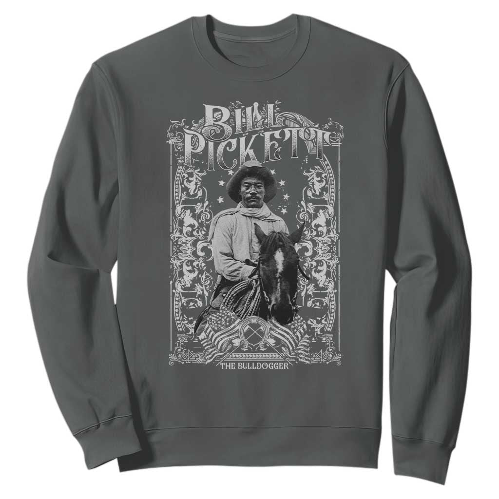Black Cowboy Bill Pickett Sweatshirt African American Cowboy History