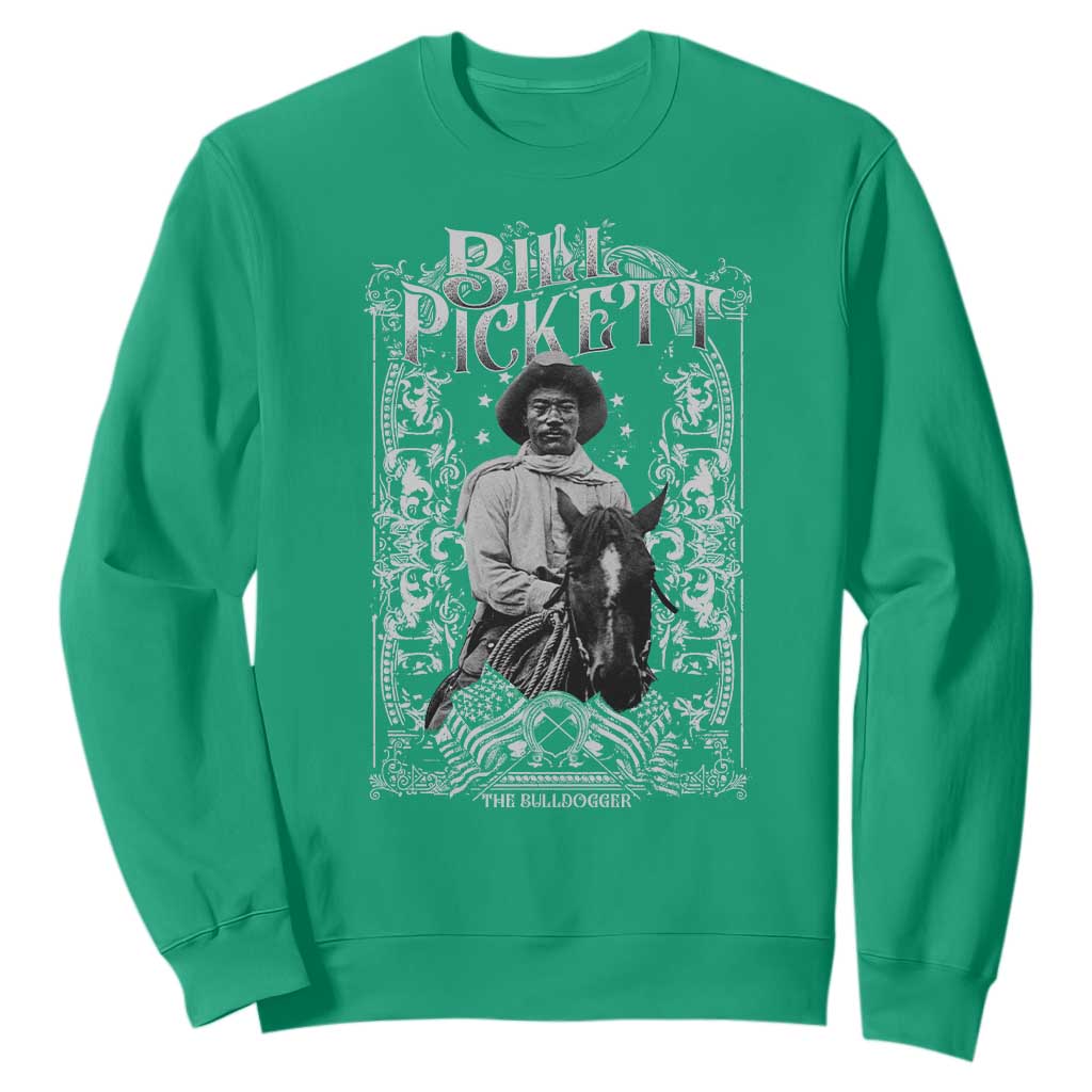 Black Cowboy Bill Pickett Sweatshirt African American Cowboy History