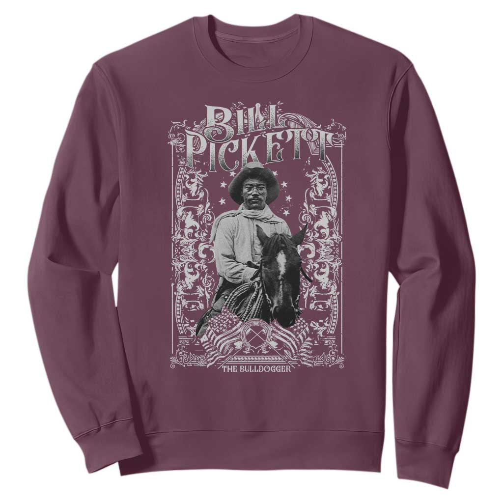 Black Cowboy Bill Pickett Sweatshirt African American Cowboy History