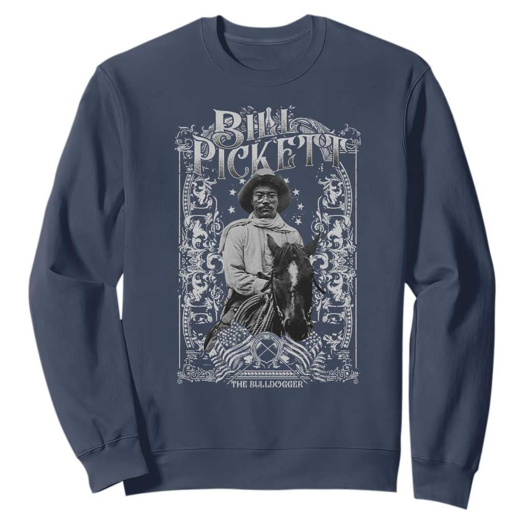 Black Cowboy Bill Pickett Sweatshirt African American Cowboy History