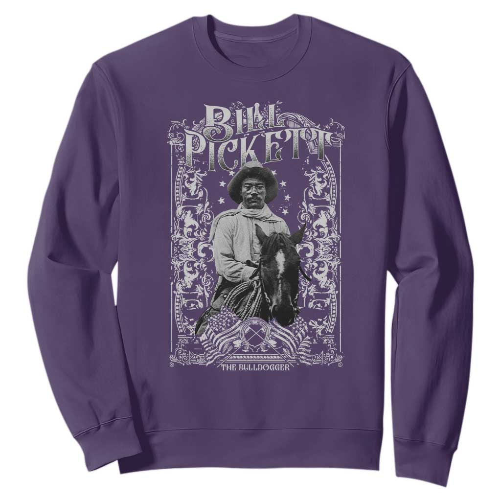 Black Cowboy Bill Pickett Sweatshirt African American Cowboy History
