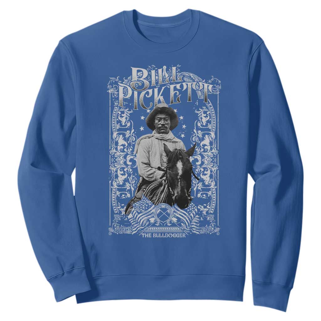 Black Cowboy Bill Pickett Sweatshirt African American Cowboy History