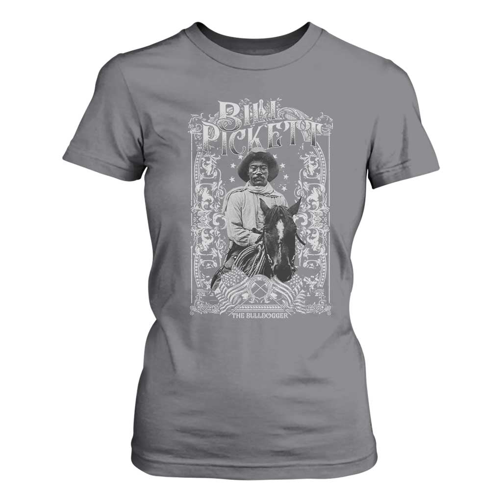 Black Cowboy Bill Pickett T Shirt For Women African American Cowboy History