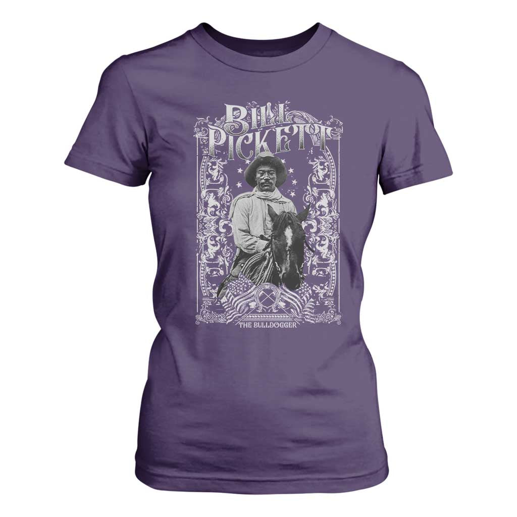 Black Cowboy Bill Pickett T Shirt For Women African American Cowboy History