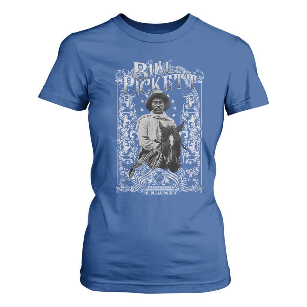 Black Cowboy Bill Pickett T Shirt For Women African American Cowboy History