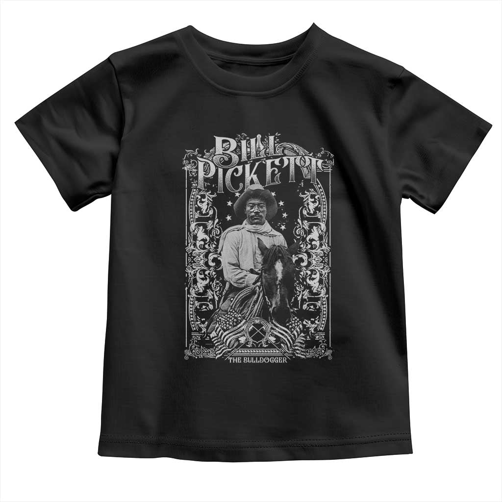 Black Cowboy Bill Pickett Toddler T Shirt African American Cowboy History