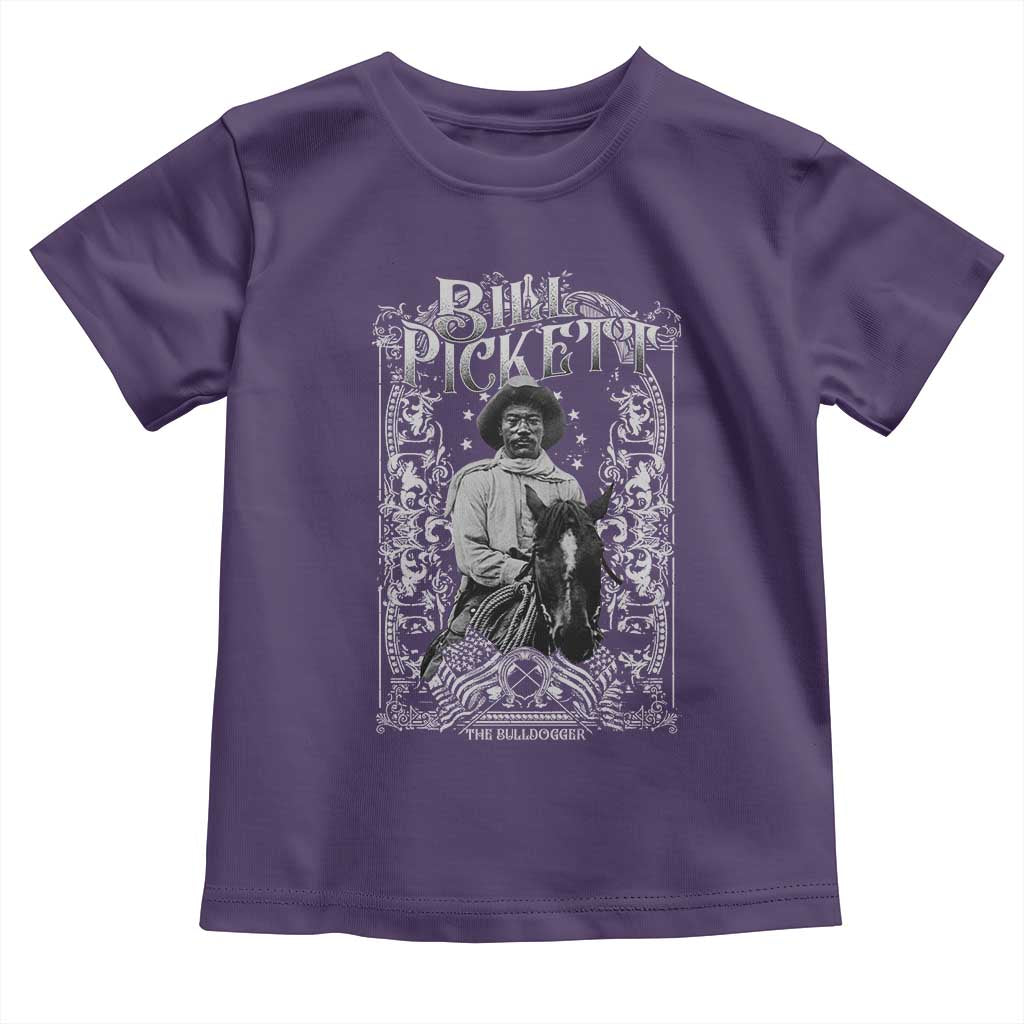 Black Cowboy Bill Pickett Toddler T Shirt African American Cowboy History