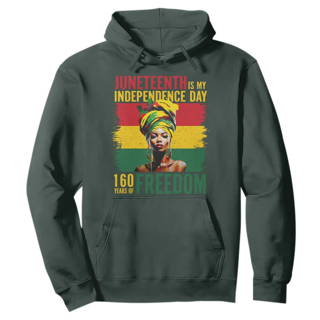Juneteenth Is My Independence Day 160 Years Of Freedom Hoodie