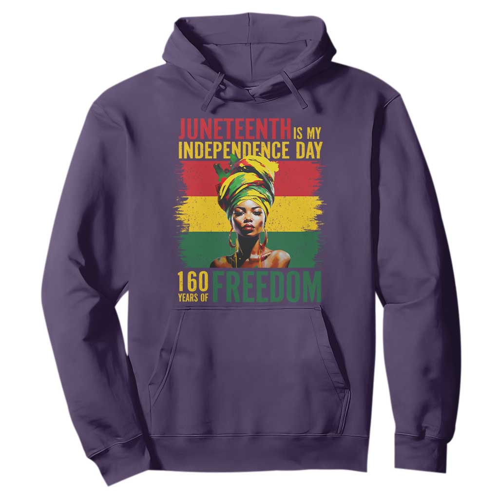 Juneteenth Is My Independence Day 160 Years Of Freedom Hoodie