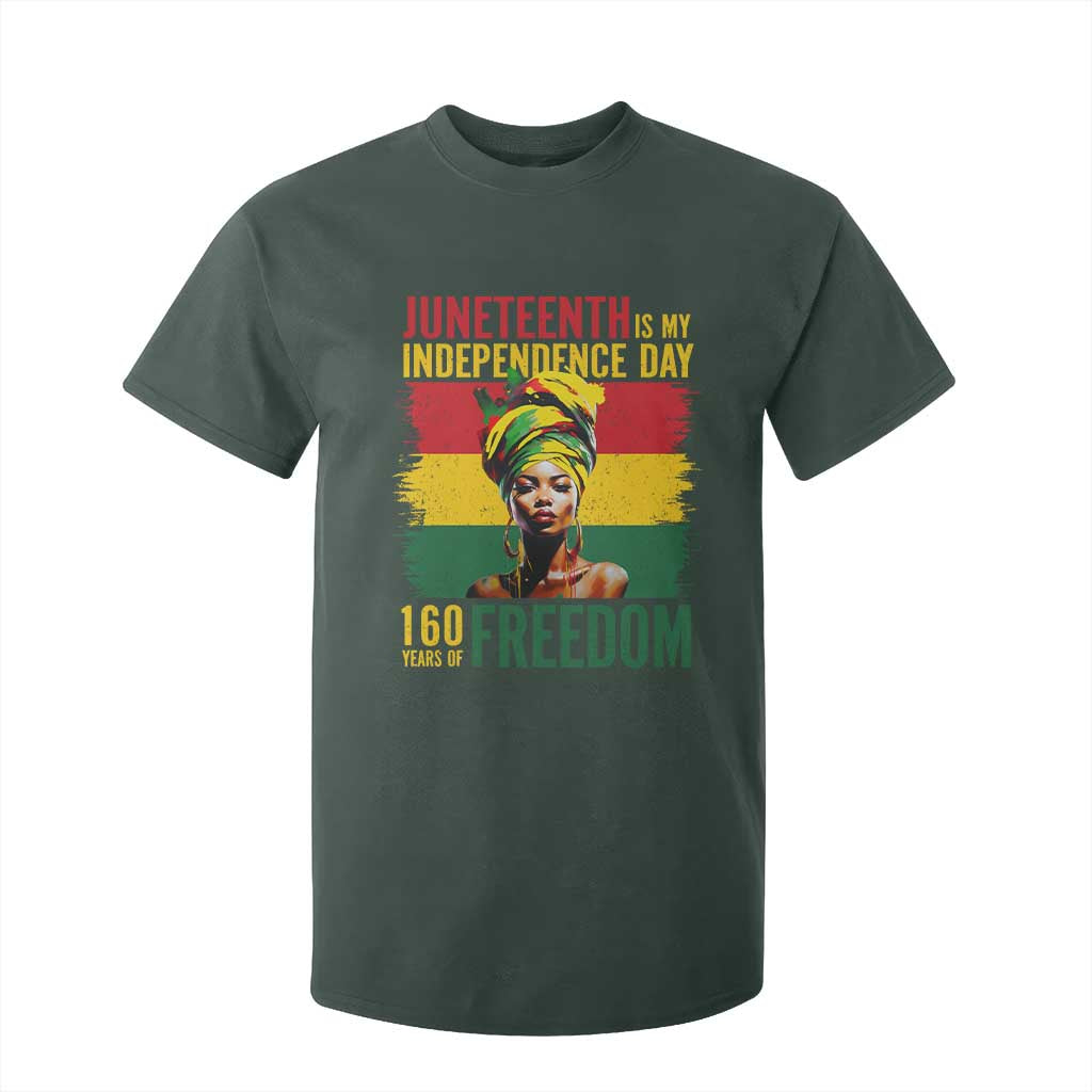 Juneteenth Is My Independence Day 160 Years Of Freedom T Shirt For Kid