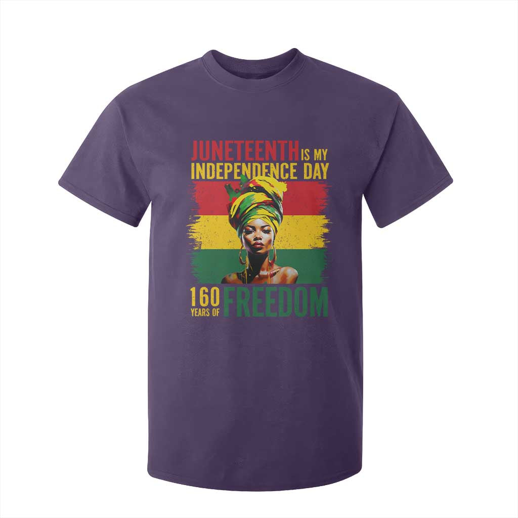 Juneteenth Is My Independence Day 160 Years Of Freedom T Shirt For Kid