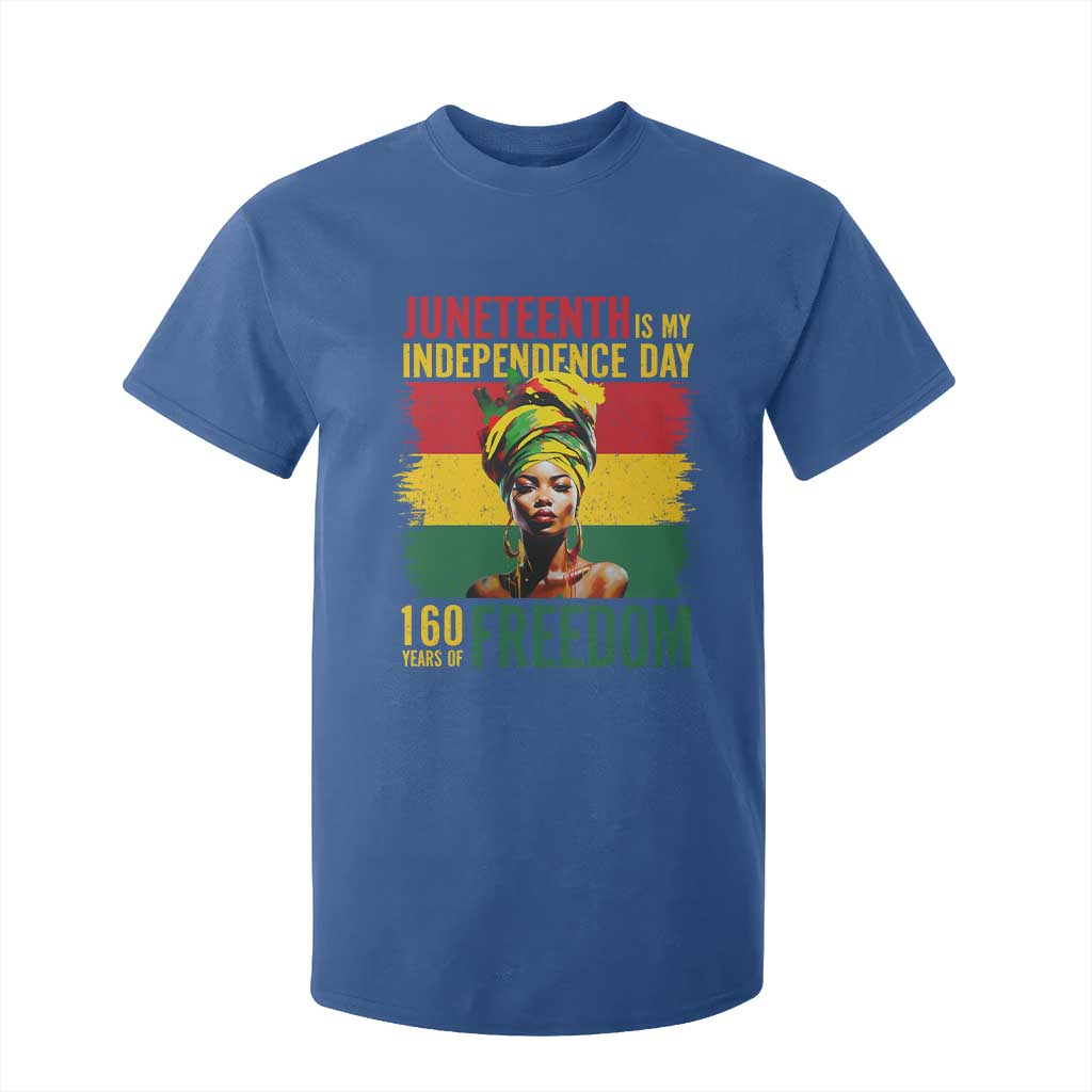 Juneteenth Is My Independence Day 160 Years Of Freedom T Shirt For Kid