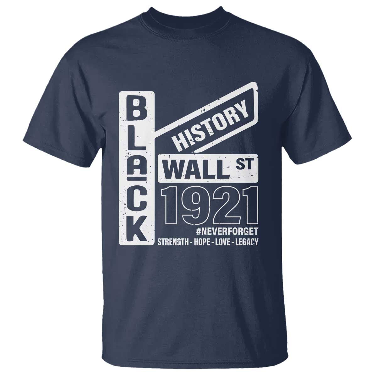 Never Forget Black Wall Street 1921 T Shirt Tulsa Black History Month African American Heritage