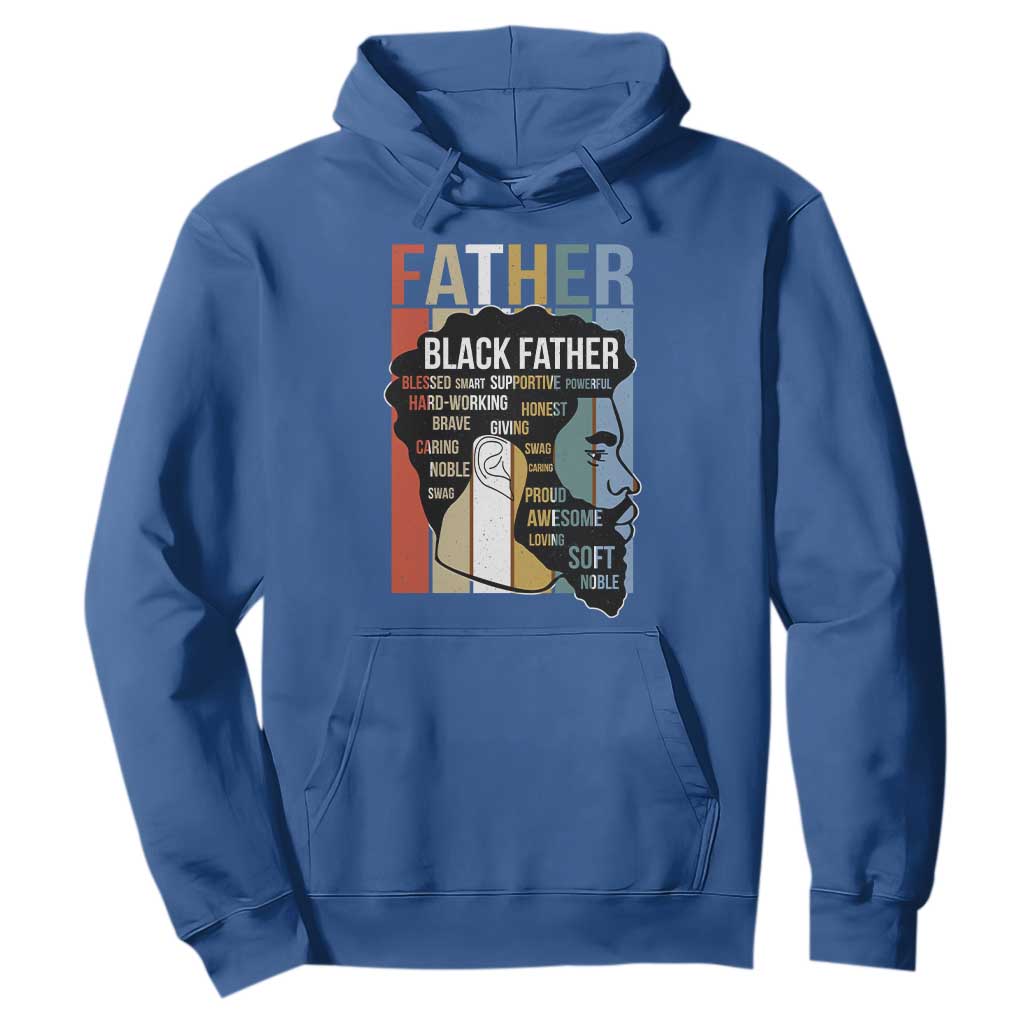 African American Black Father Hoodie Fathers Day Juneteenth